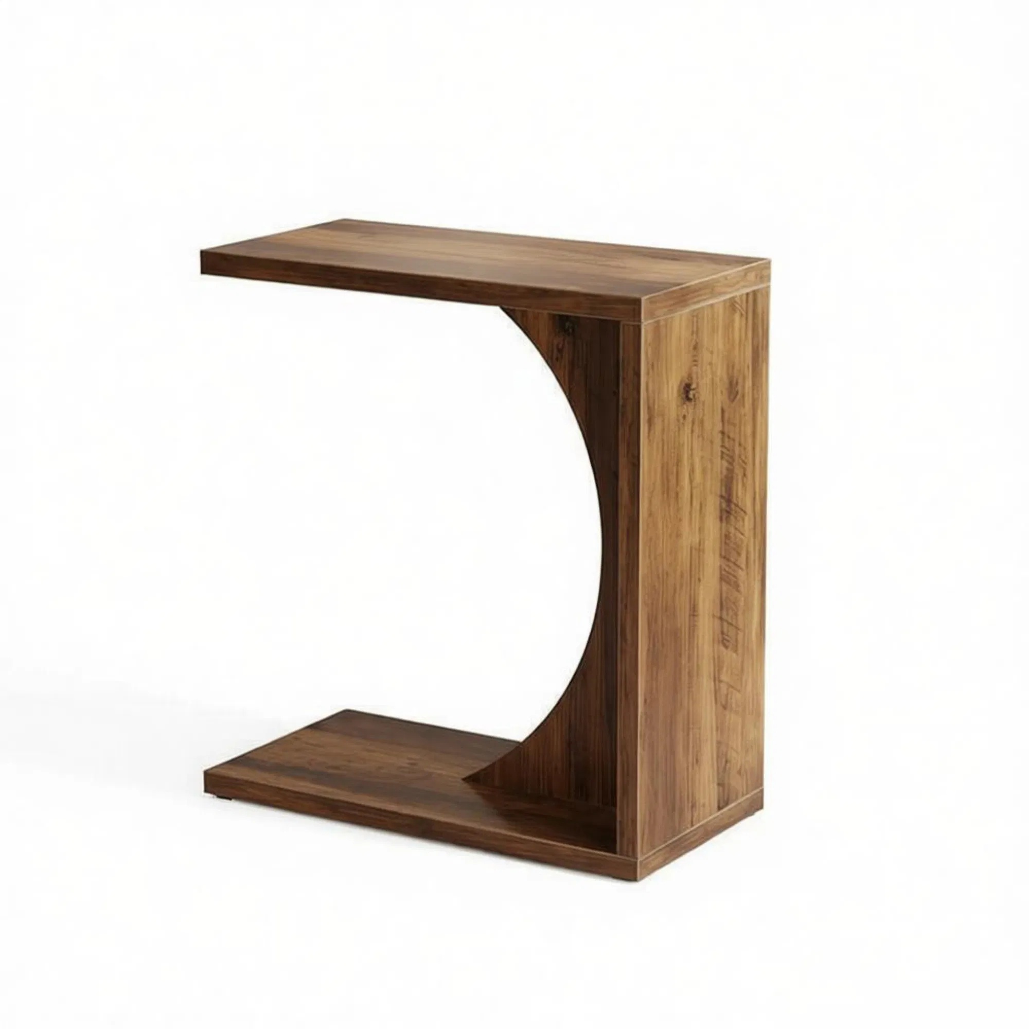 Modern End Table with Adjustable Legs and Feet for Living Room - Image 3
