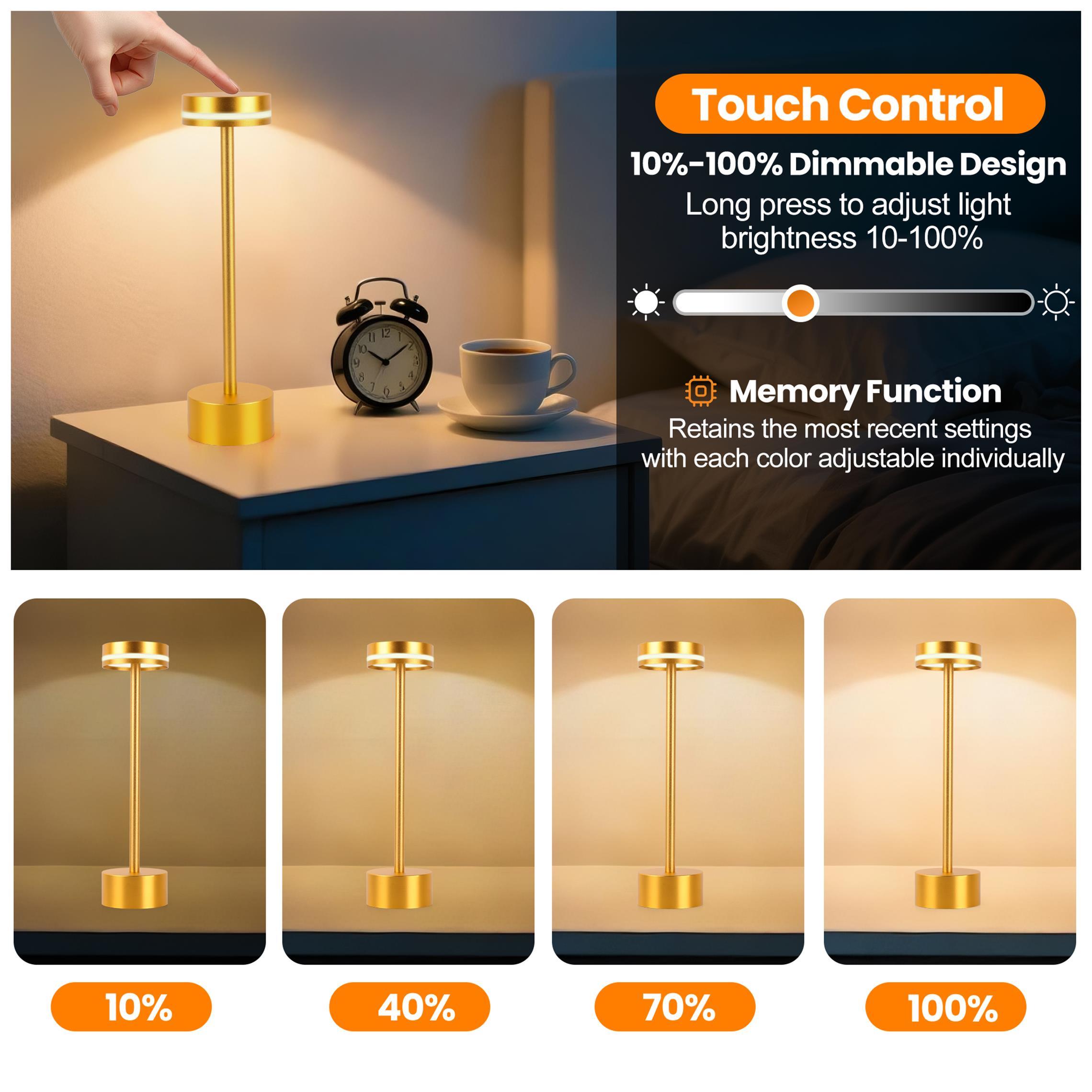 2-Pack Rechargeable LED Table Lamps – 5000mAh - Image 7