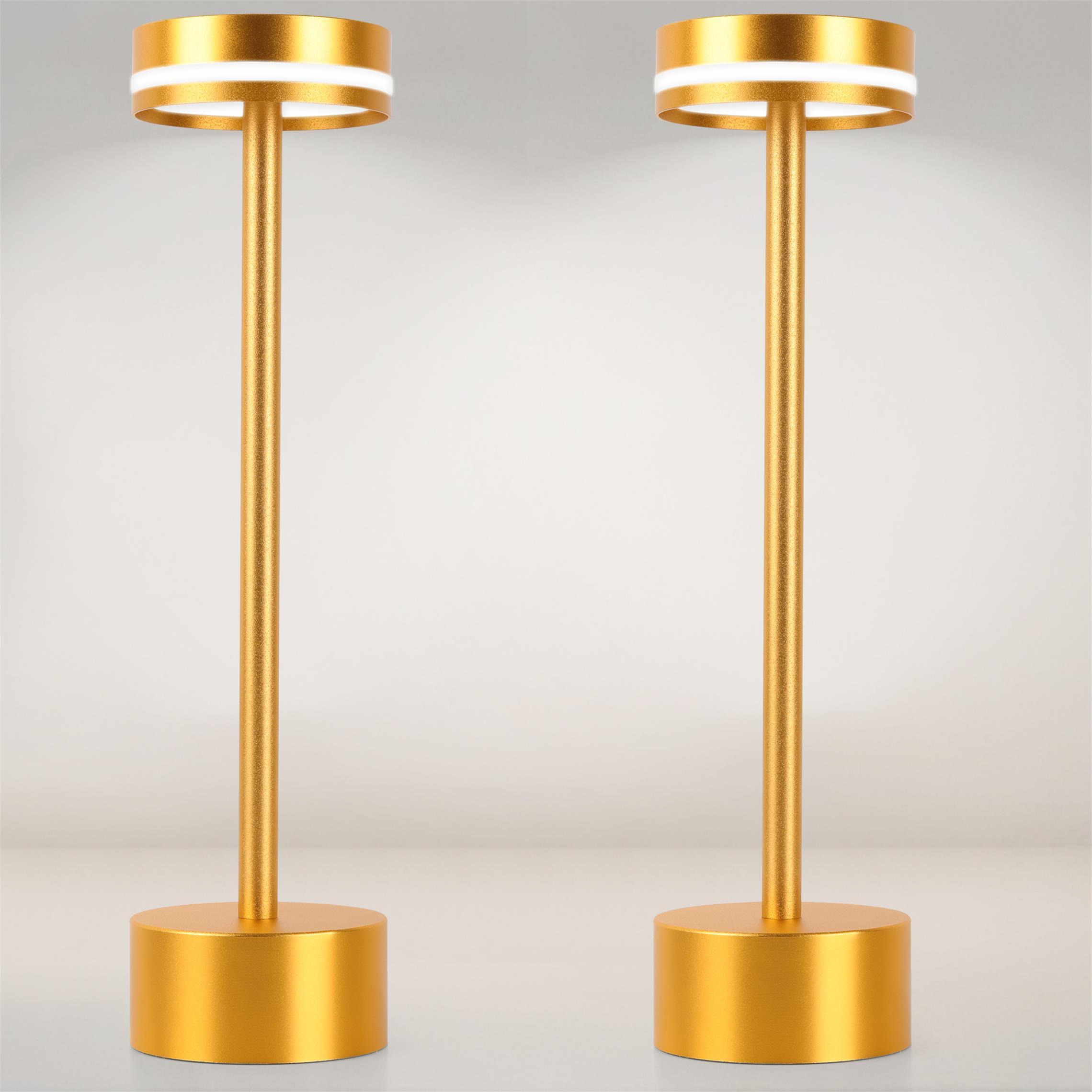 2-Pack Rechargeable LED Table Lamps – 5000mAh