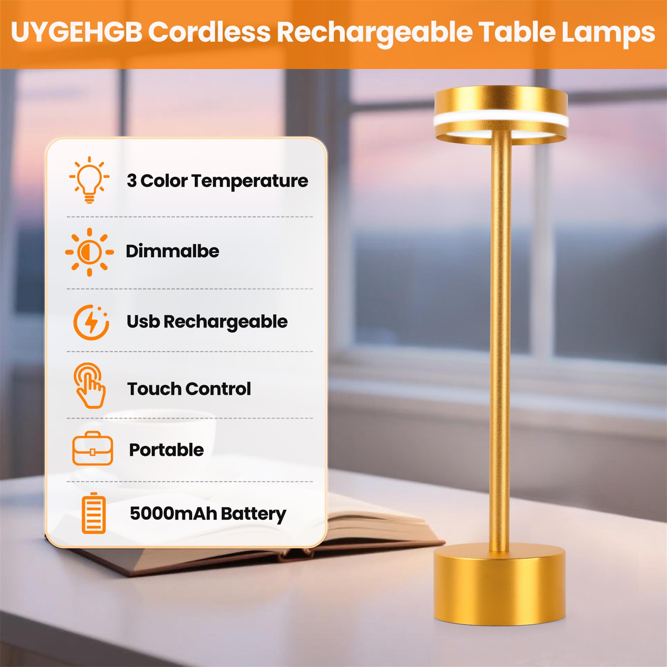 2-Pack Rechargeable LED Table Lamps – 5000mAh - Image 5